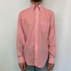 画像3: 60〜70's  BrooksBrothers コットンポリ ボタンダウンシャツ (3)