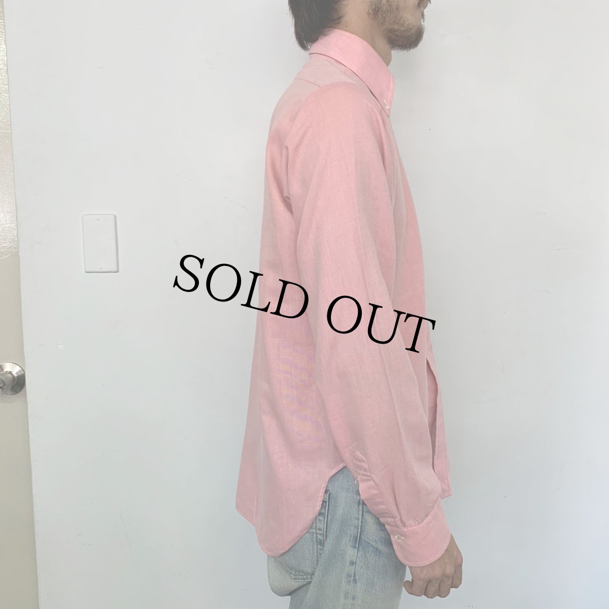 画像4: 60〜70's  BrooksBrothers コットンポリ ボタンダウンシャツ (4)