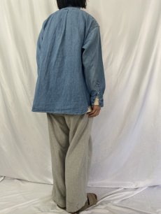 画像4: POLO Ralph Lauren "BIG SHIRTS" デニムボタンダウンシャツ XL (4)