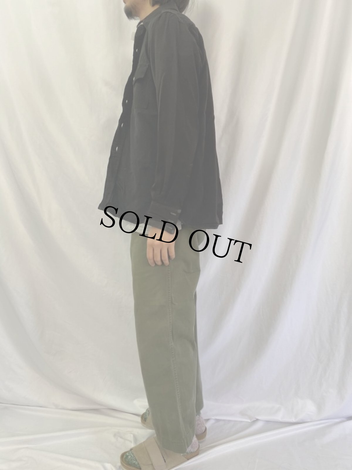 画像3: 50's Liondale Westernaire ウールギャバジン ウエスタンシャツ (3)