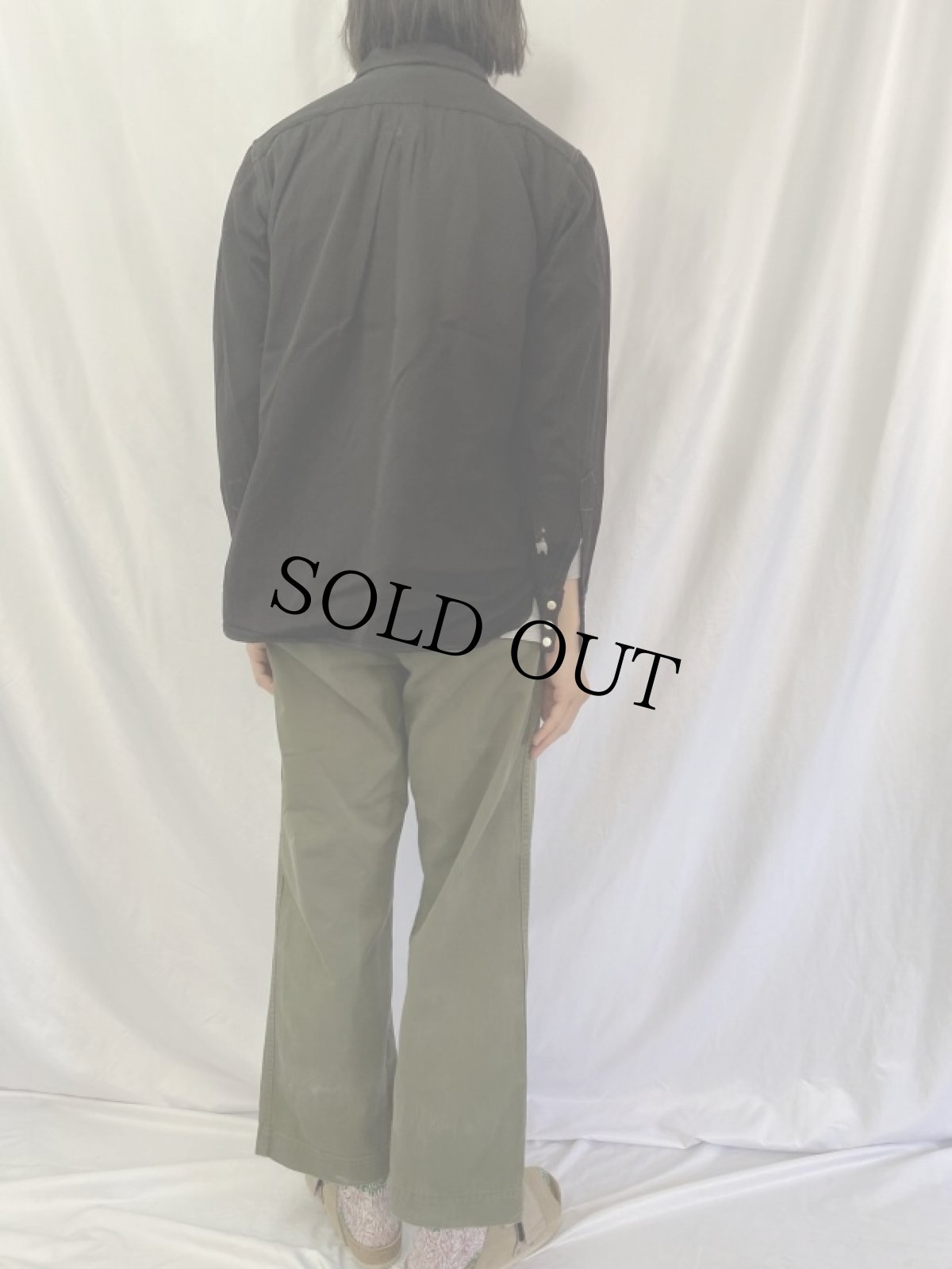 画像4: 50's Liondale Westernaire ウールギャバジン ウエスタンシャツ (4)