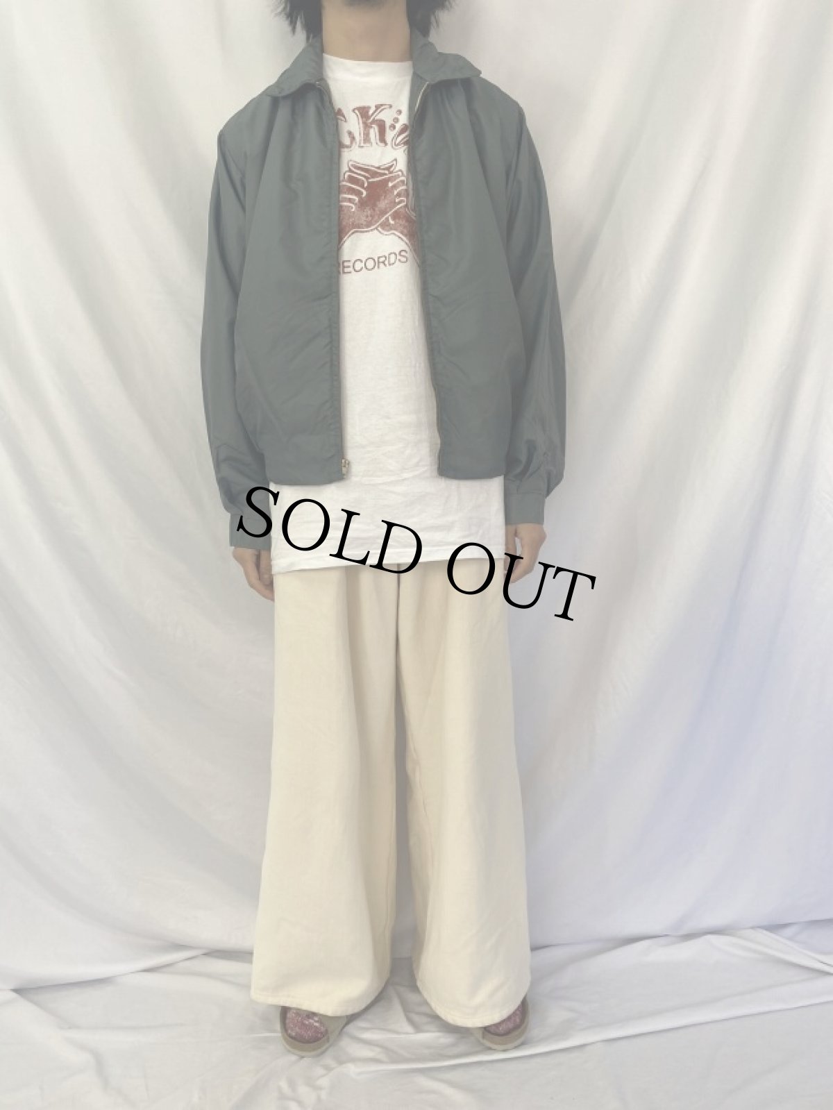 画像2: 60's McGREGOR USA製 "ANTI-FREEZE" ボアライナー ナイロンスイングトップ SIZE42 (2)