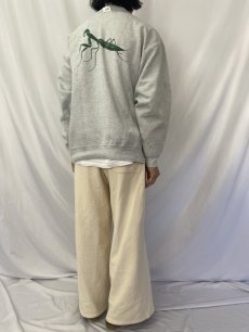 画像5: 90's FRUIT OF THE LOOM SUPER COTTON USA製 "Praying mantis film crew" プリントスウェット XL (5)