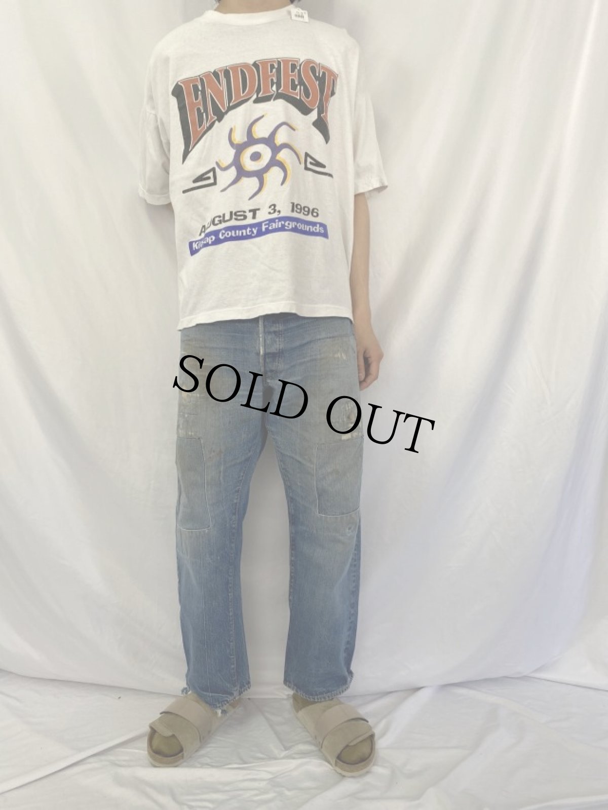 画像2: 70's Levi's 501 66前期 デニムパンツ W41 (2)