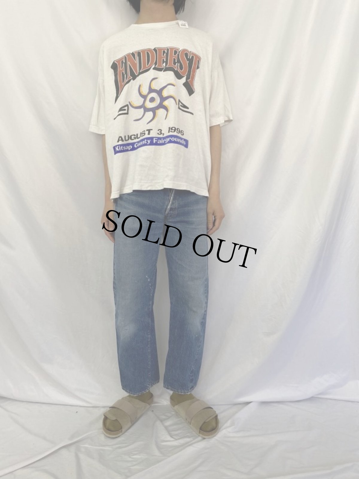 画像2: 60's LEVI'S 501 TYPE デニムパンツ W33 (2)