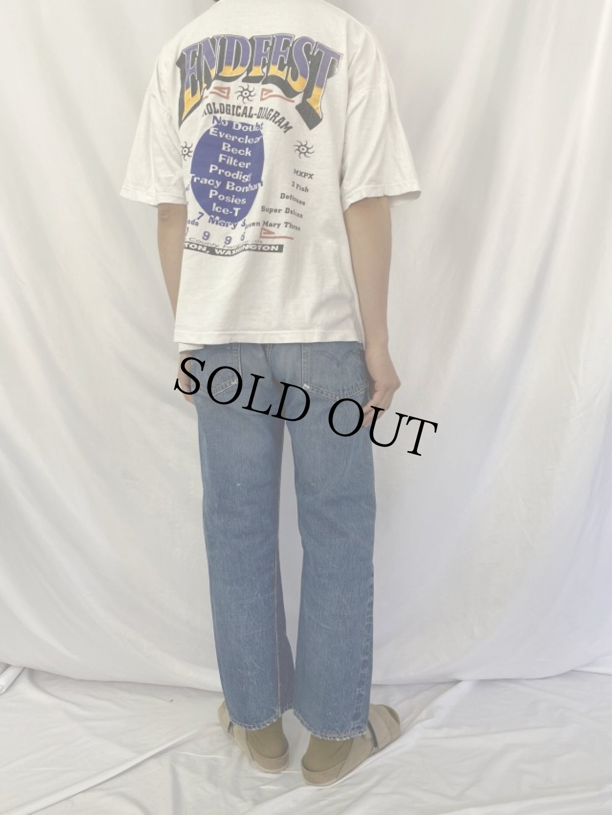 画像4: 60's LEVI'S 501 TYPE デニムパンツ W33 (4)