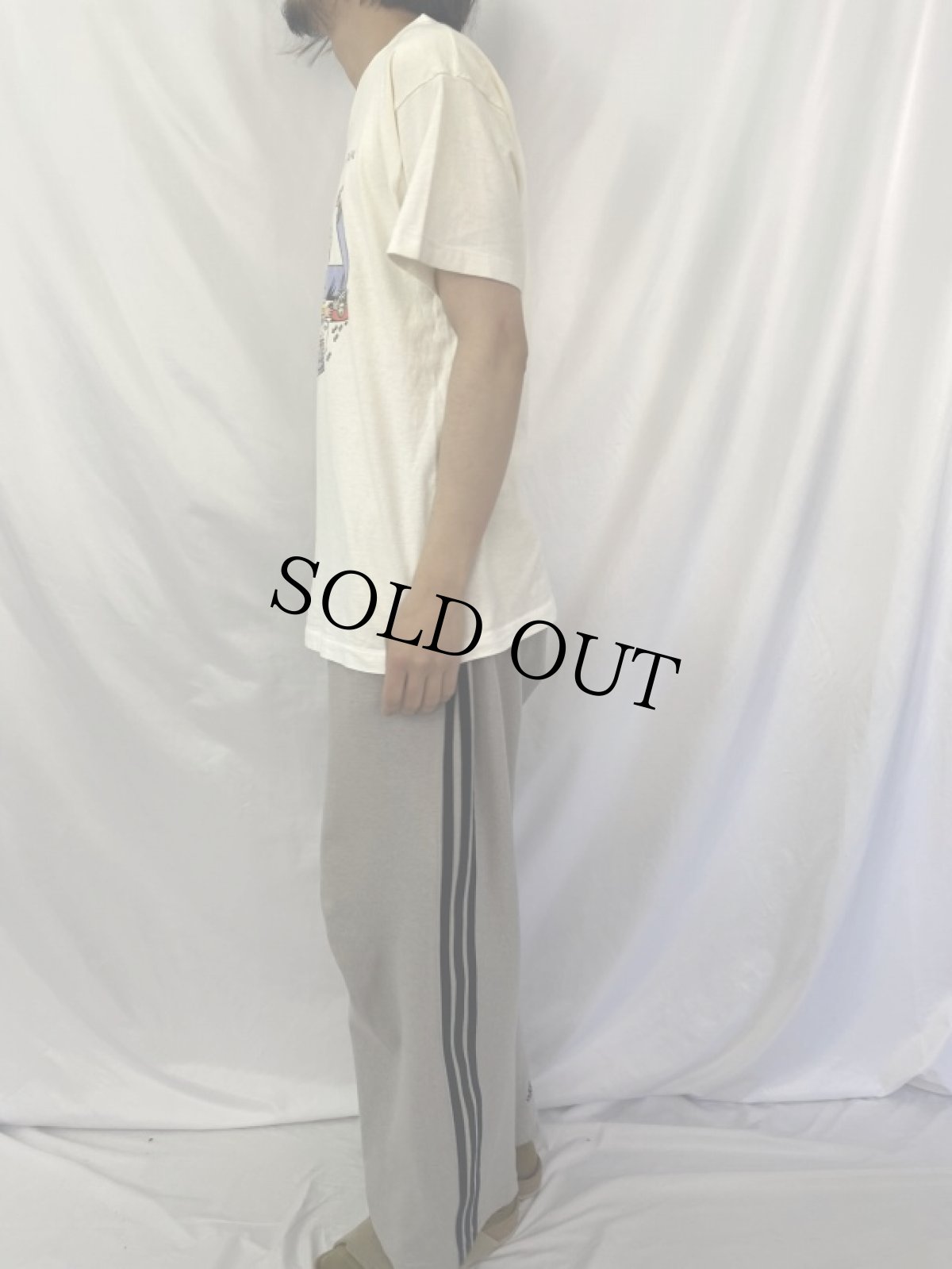 画像4: 90's SALVADOR DALI USA製 "EATING A BOWL OF SURREAL" アートイラストプリントTシャツ XL (4)