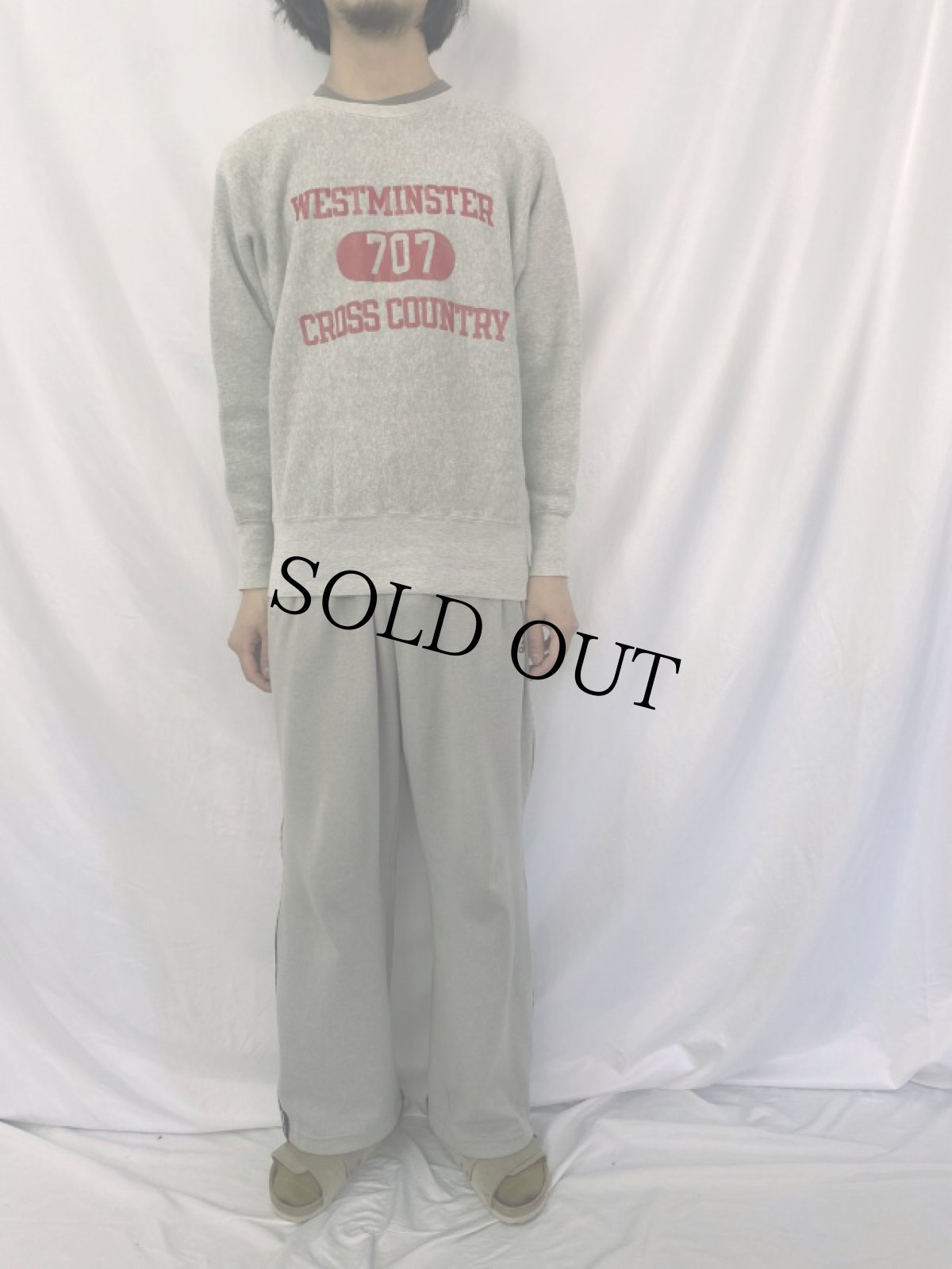 画像3: 70's Champion 赤単タグ REVERSE WEAVE USA製 "WESTMINSTER GROSS COUNTRY" プリントスウェット M (3)