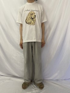 画像3: 90's USA製 "Cocker Spaniel" 犬プリントTシャツ XL (3)
