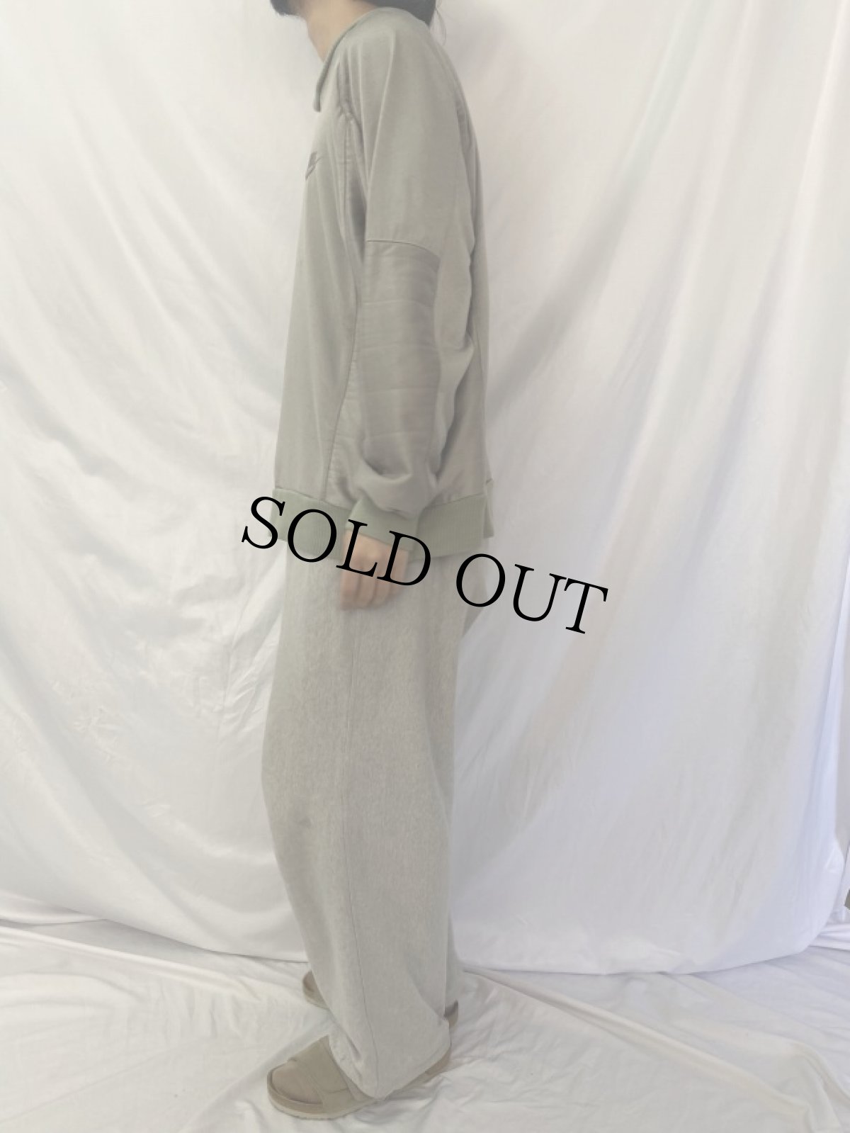 画像4: 90's NIKE ロゴ刺繍 ゲームスウェット L (4)