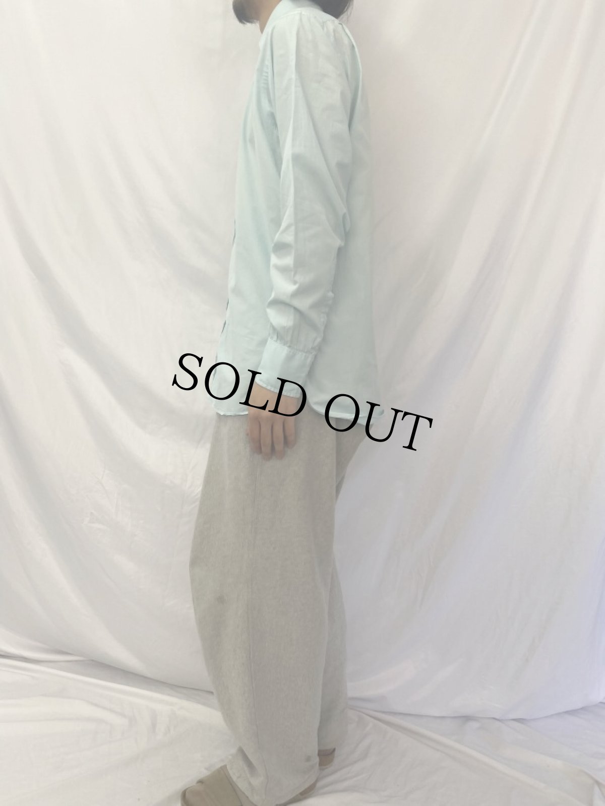 画像3: 90's Turnbull&Asser ENGLAND製 "SEA ISLAND COTTON" マチ付き コットンブロードシャツ (3)