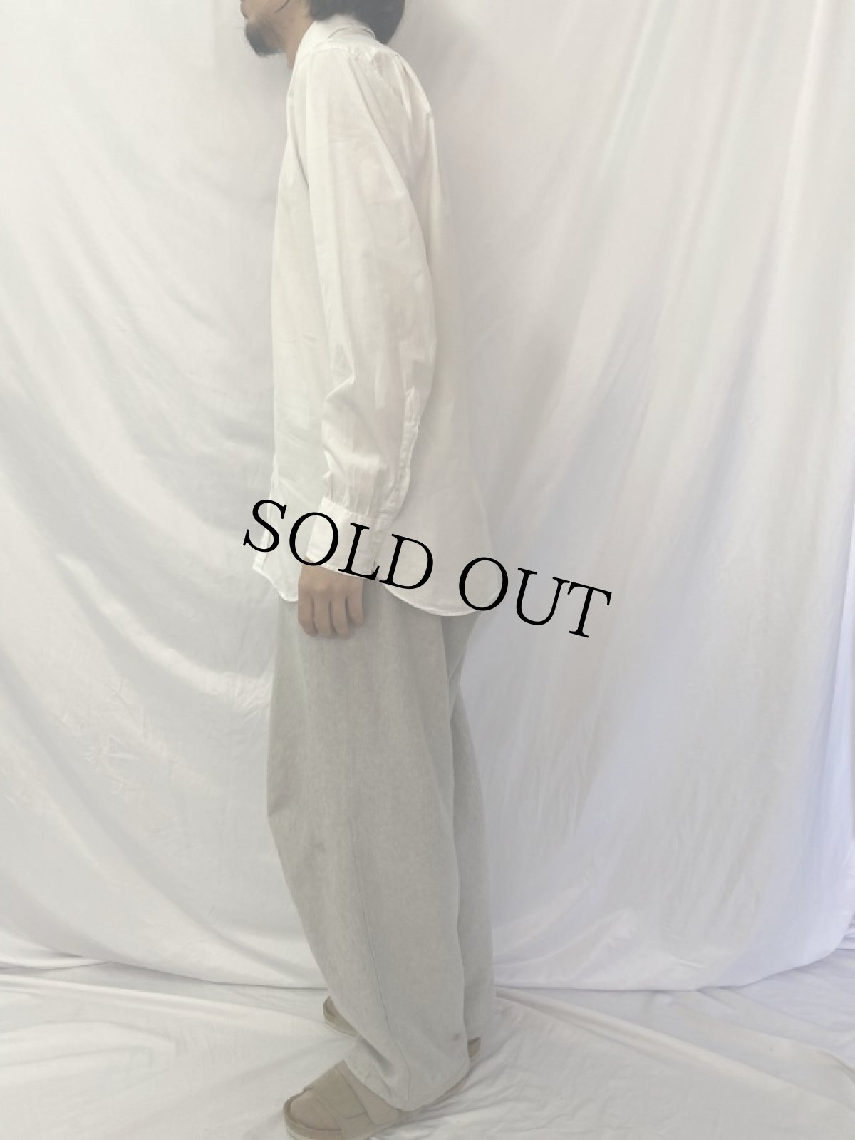 画像3: 90's Turnbull&Asser ENGLAND製 "SEA ISLAND COTTON" マチ付き コットンブロードシャツ (3)