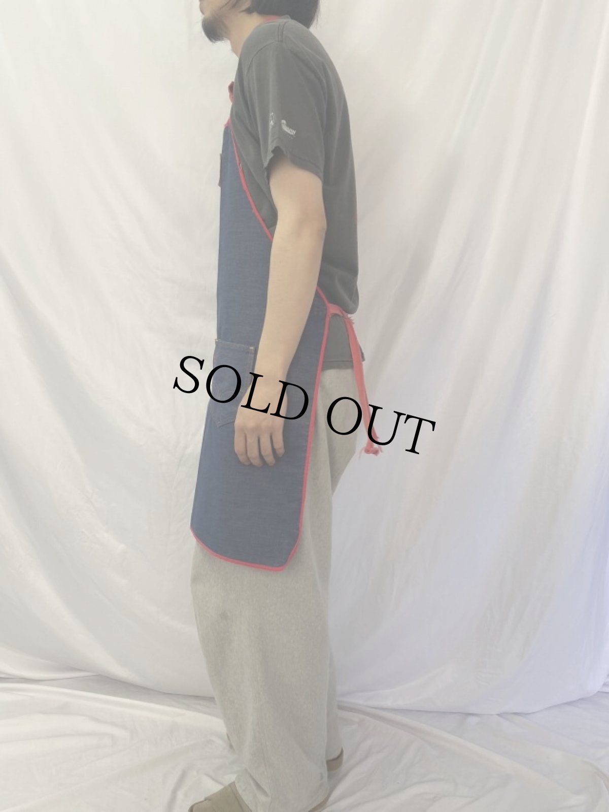 画像3: VINTAGE LEVI'S BIGE デニムエプロン (3)