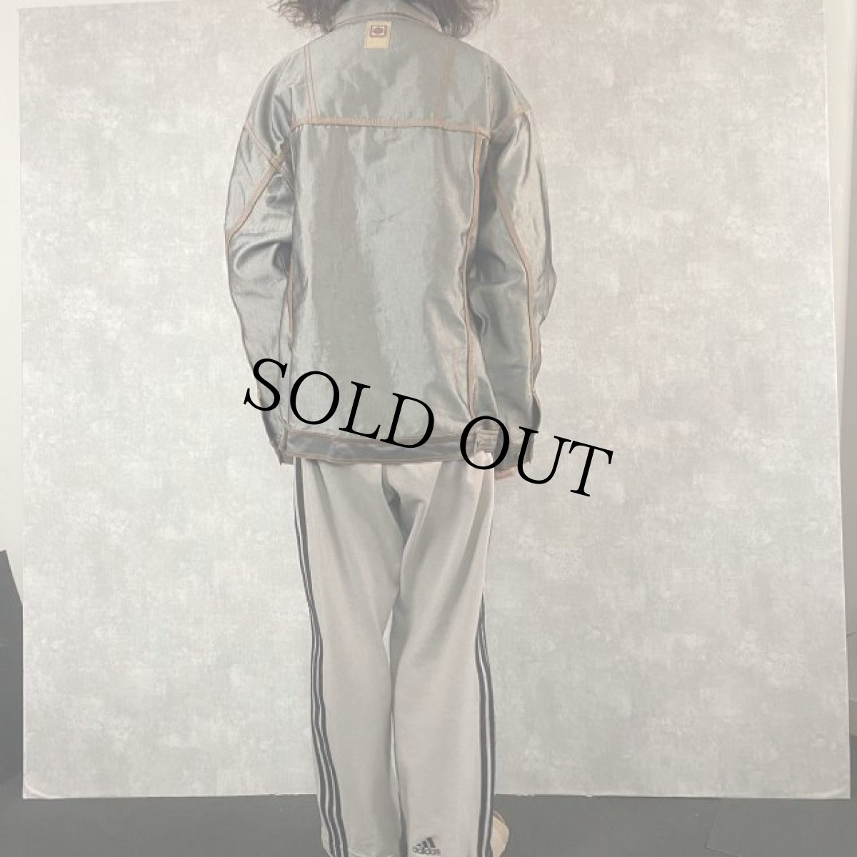 画像4: SOUTHPOLE シャイニーデニムジャケット L (4)