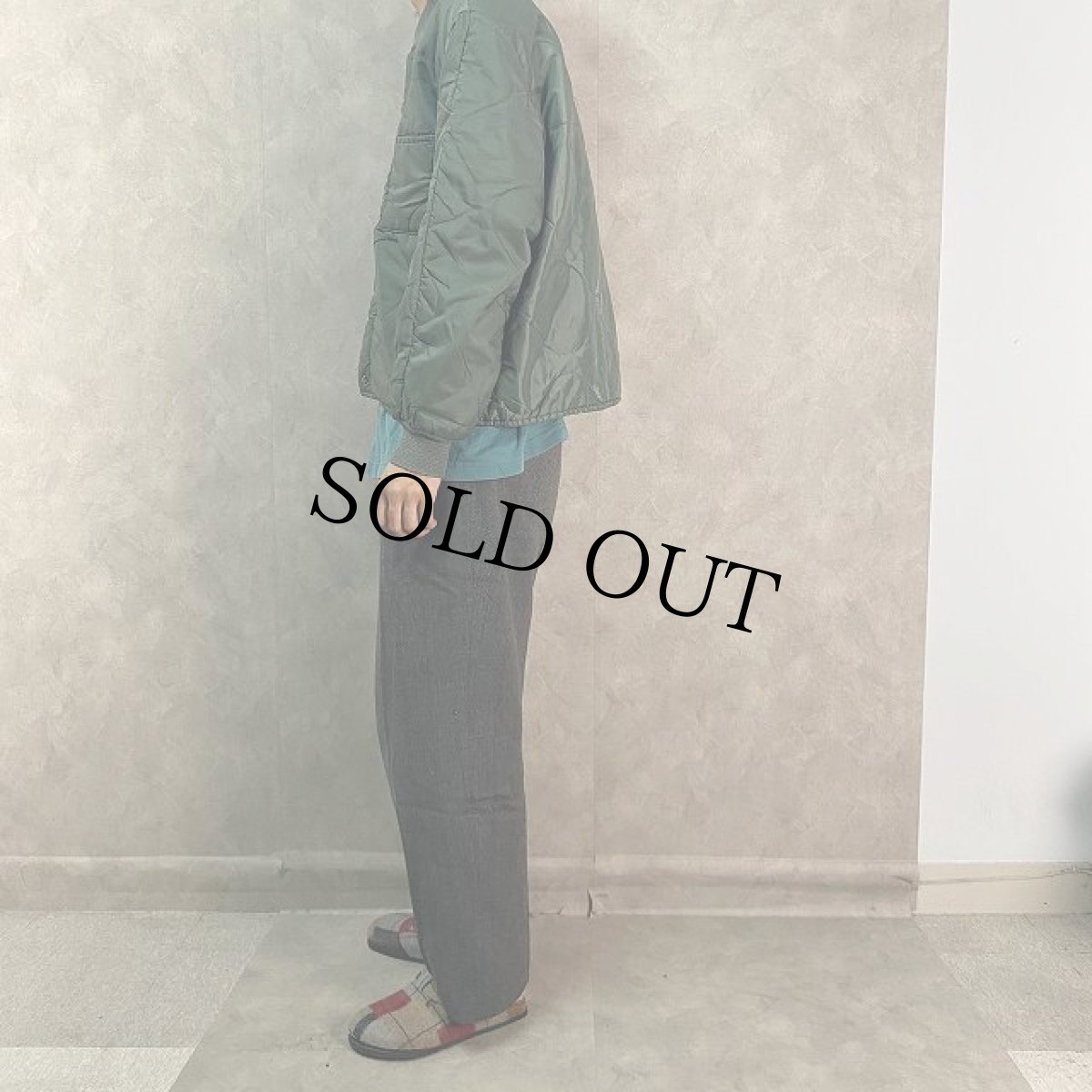 画像3: 80's U.S.AF CWU-9/P QUILTED NYLON JAKET LARGE (3)