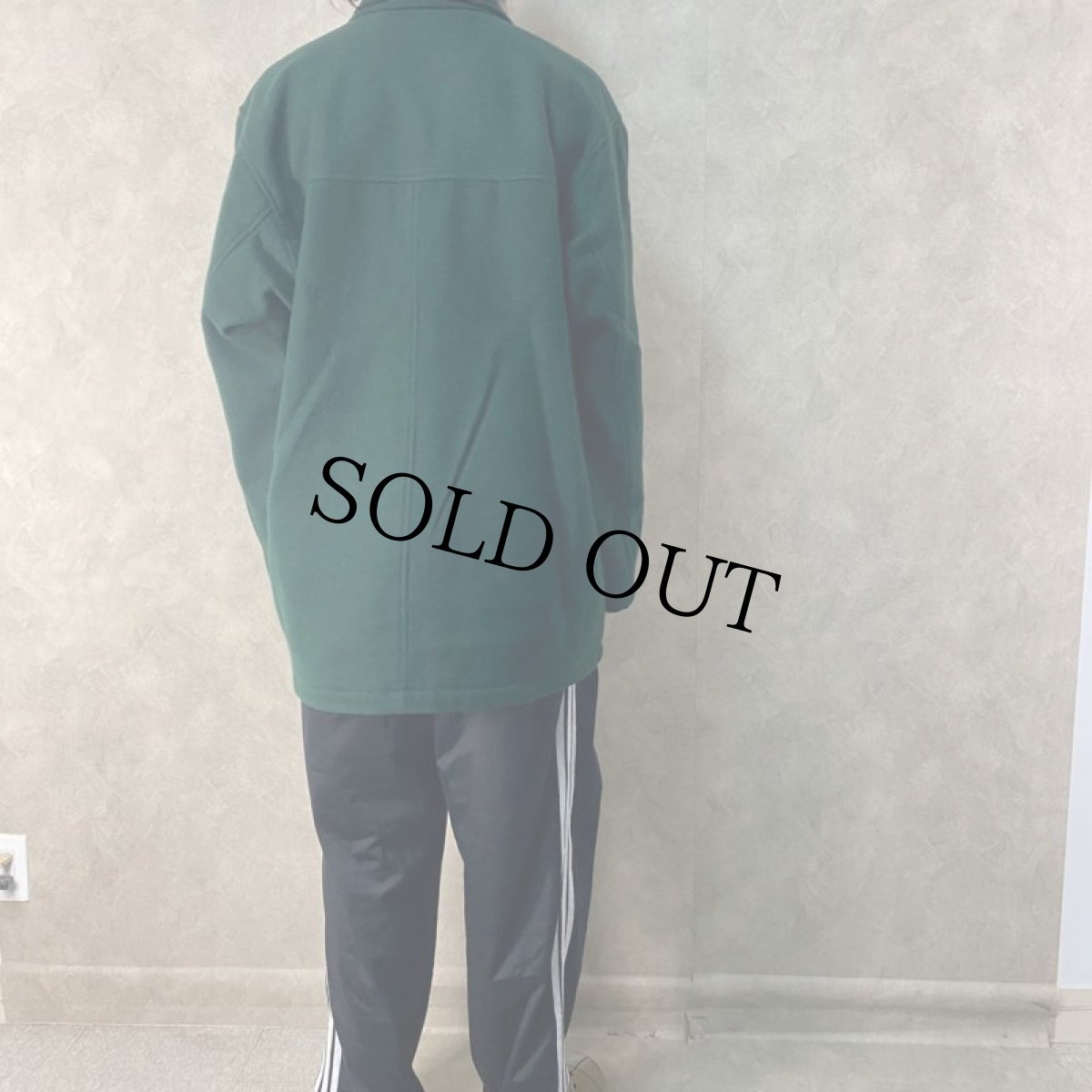 画像4: 90's STUSSY OUTER GEAR ウールスタジャン L (4)