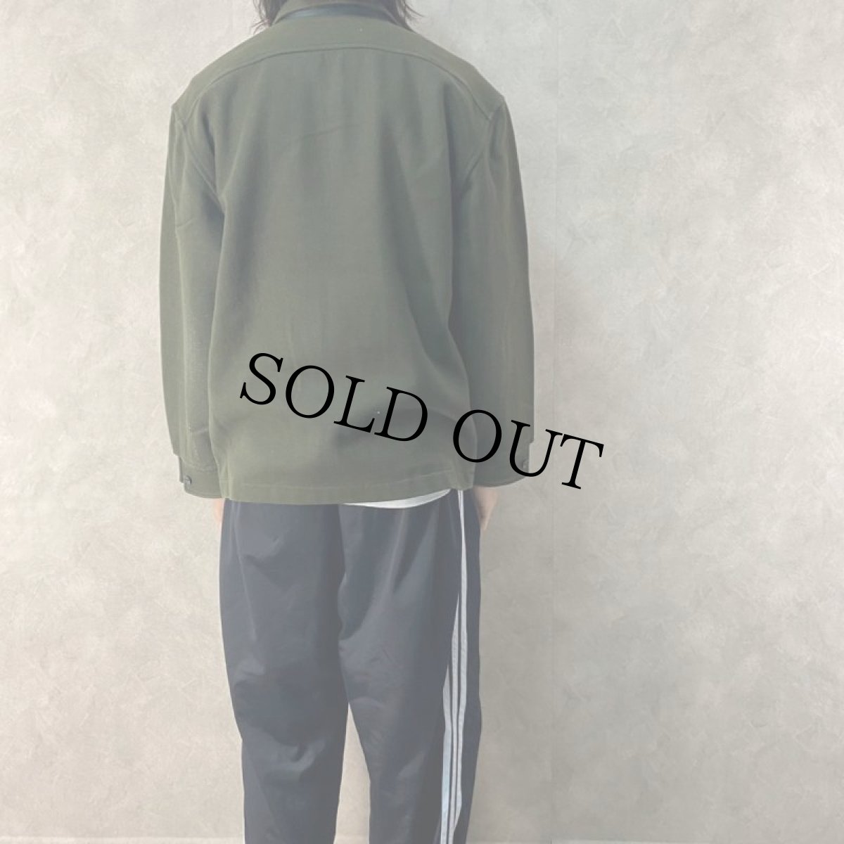 画像4: 90's STUSSY ウールスポーツジャケット M (4)