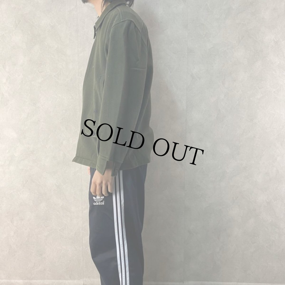 画像3: 90's STUSSY ウールスポーツジャケット M (3)