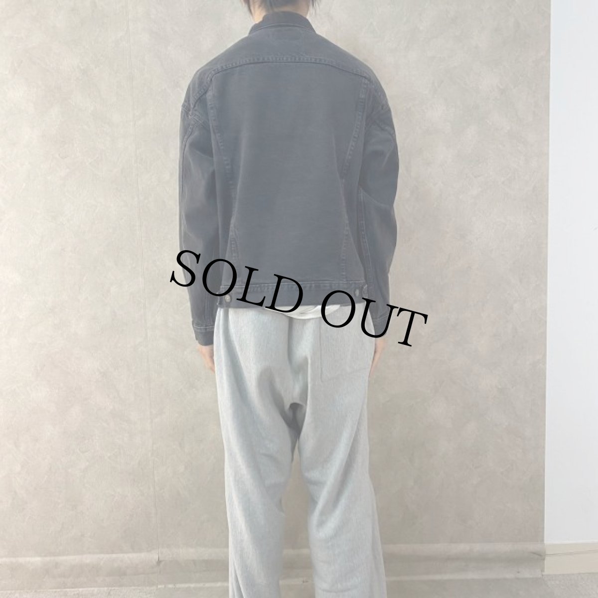 画像4: Levi's 70507 ブラックデニムジャケット M (4)