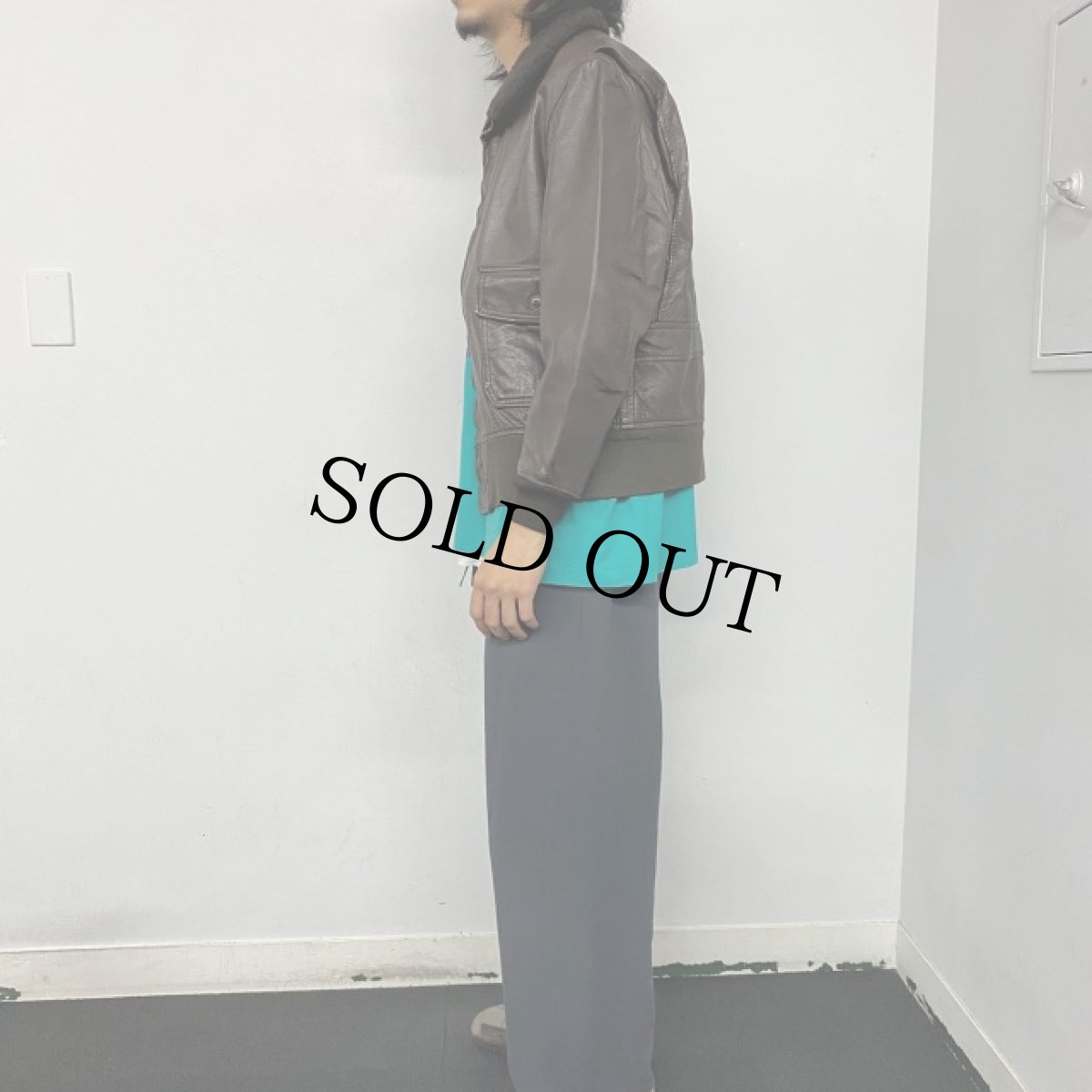 画像3: 60〜70's U.S.NAVY G-1 フライトジャケット (3)