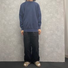 画像2: 80's Champion×LANDS' END USA製 無地スウェット (2)