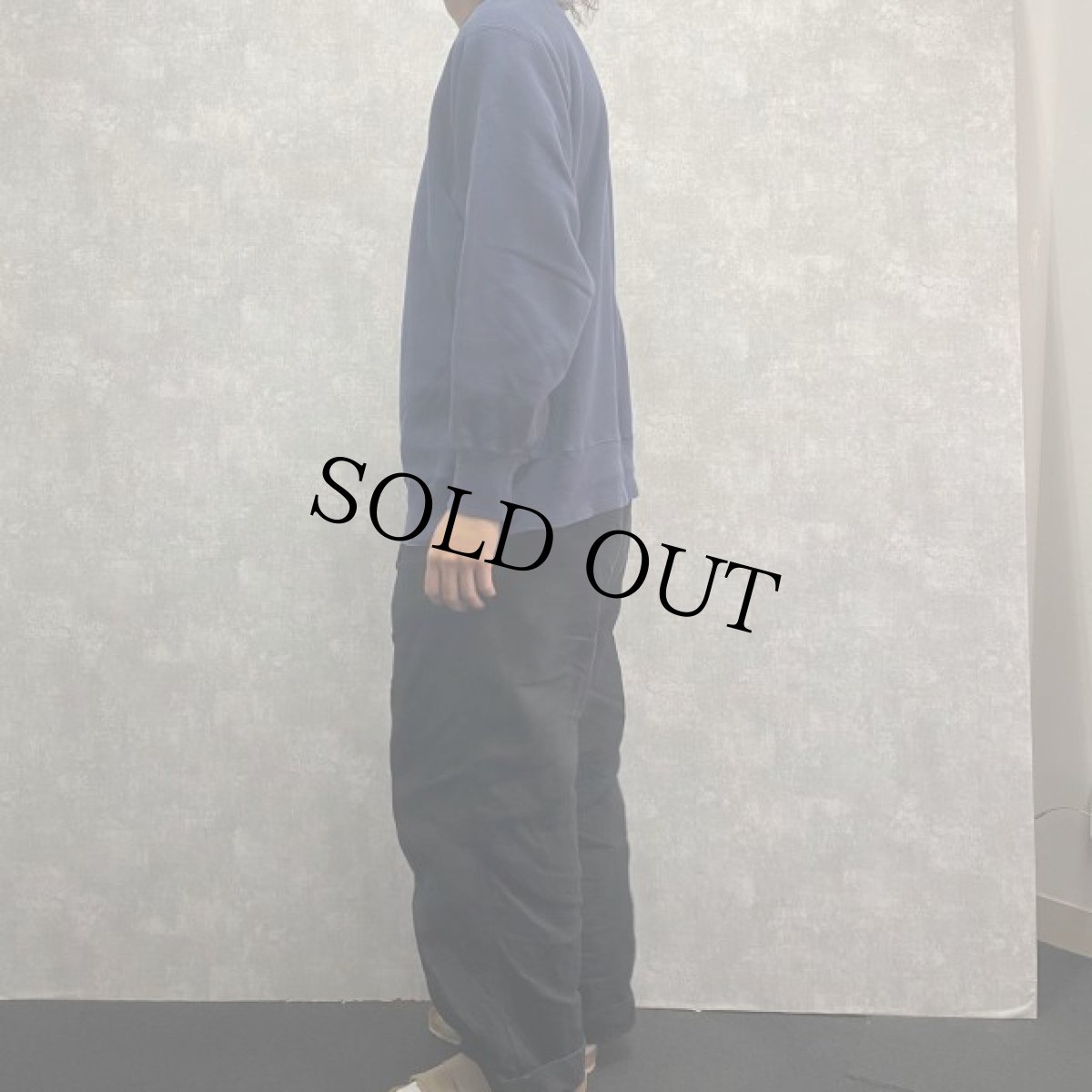 画像3: 80's Champion×LANDS' END USA製 無地スウェット (3)