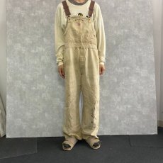 画像2: 40's Carhartt ハートタグ ブラウンダック オーバーオール (2)