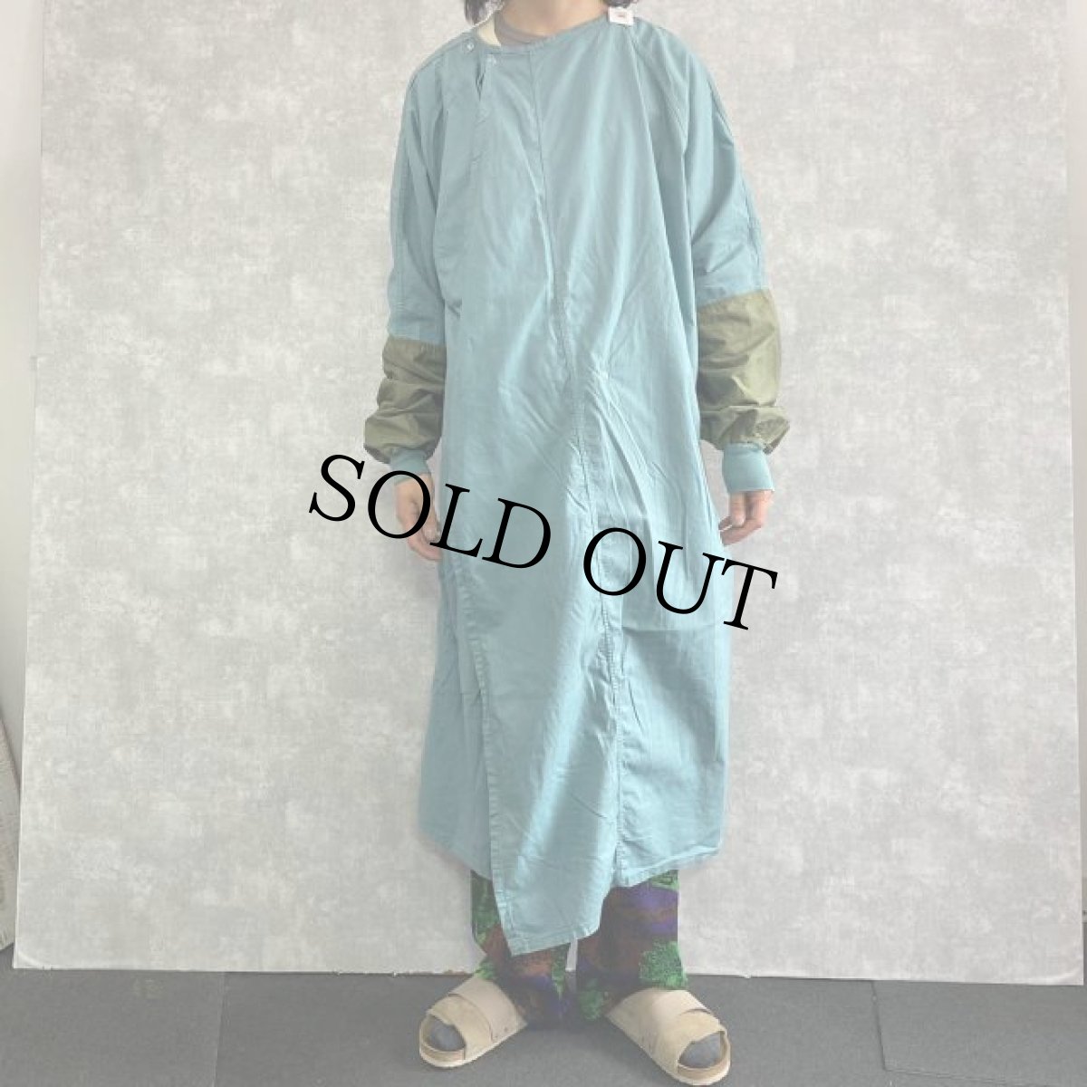 画像3: 80's U.S.MILITARY Operating Surgical Gown LARGE (3)