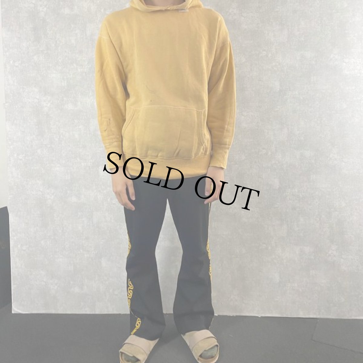 画像2: 60's 無地スウェットフーディ (2)