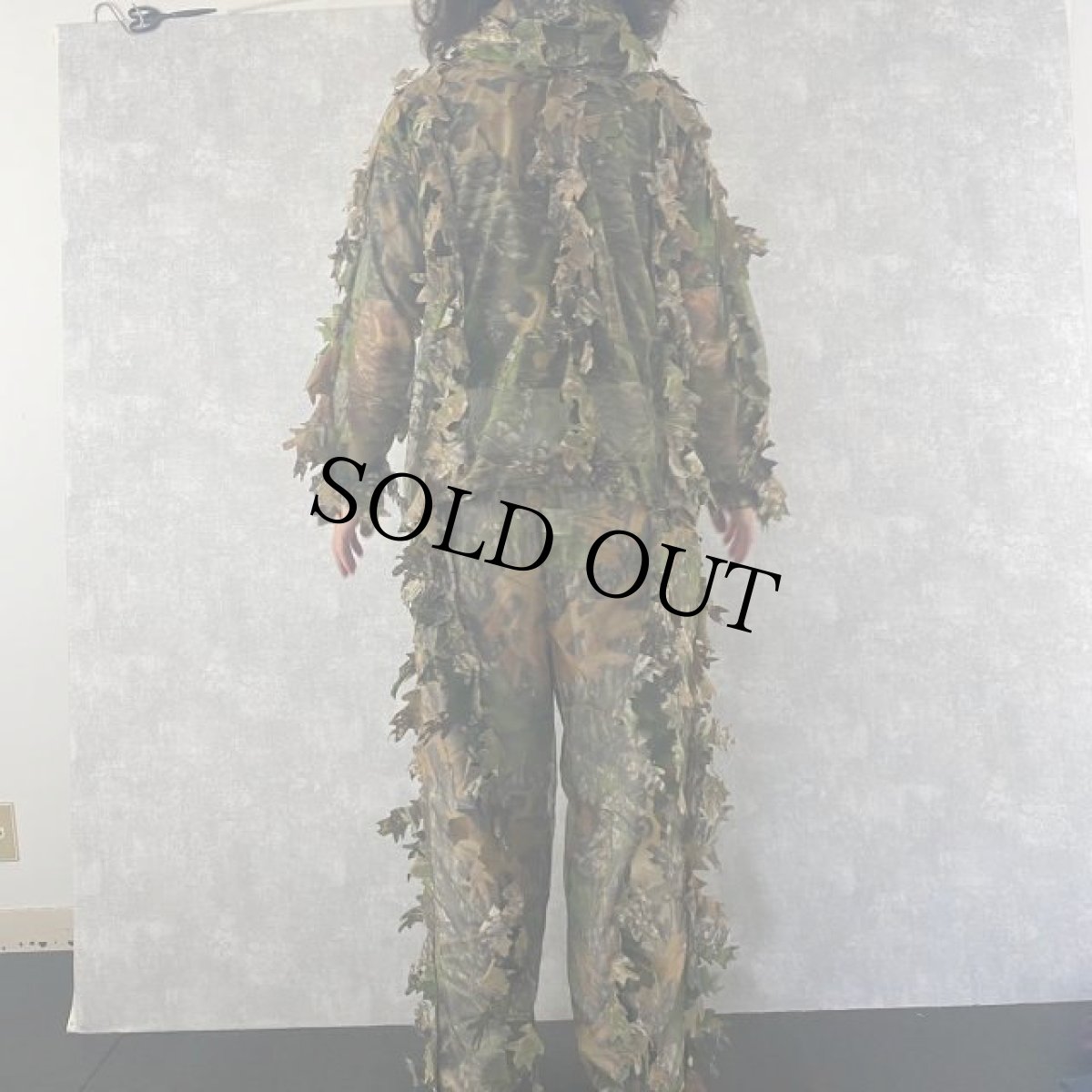 画像4: UNDER BRUSH リアルツリーカモ柄 3Dギリージャケット＆イージーパンツ SETUP 未使用品 (4)