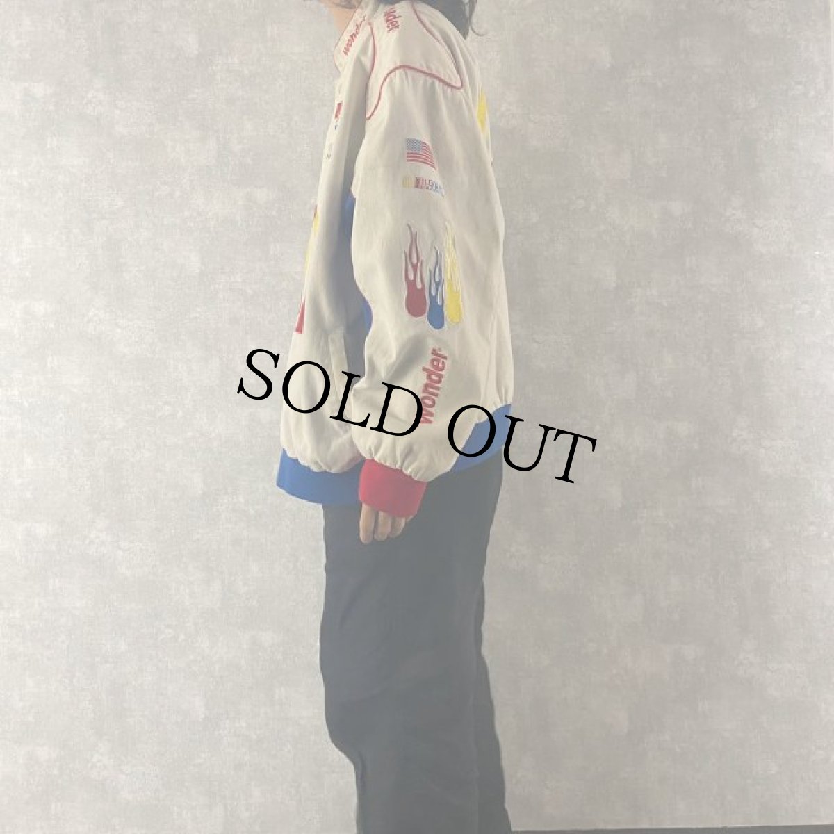 画像4: JH DESIGN "wonder" 刺繍&パッチ付き レーシングジャケット 4XL (4)