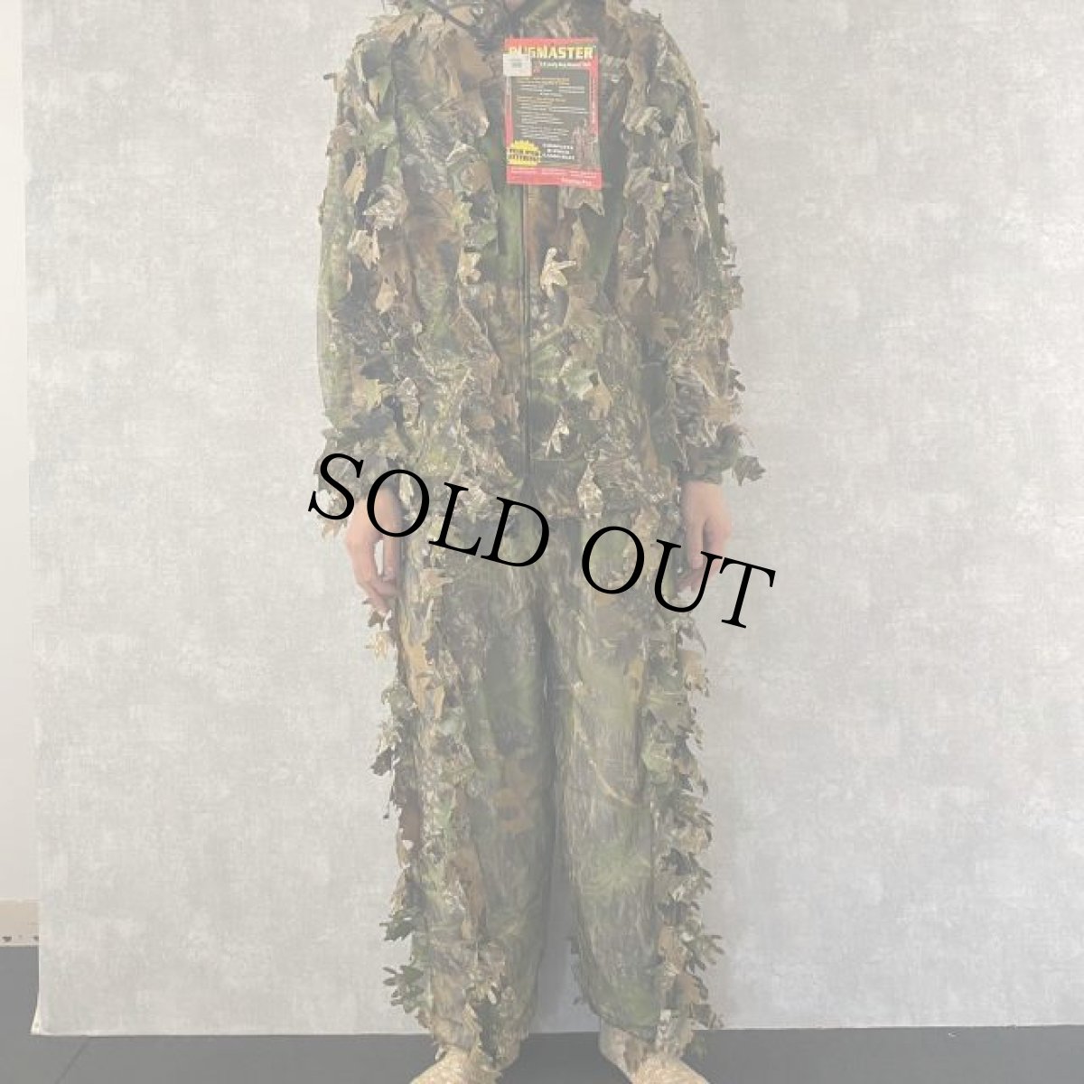 画像2: UNDER BRUSH リアルツリーカモ柄 3Dギリージャケット＆イージーパンツ SETUP 未使用品 (2)