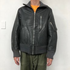 画像3: ドイツ軍 "民間用model" Flight Leather Jacket (3)