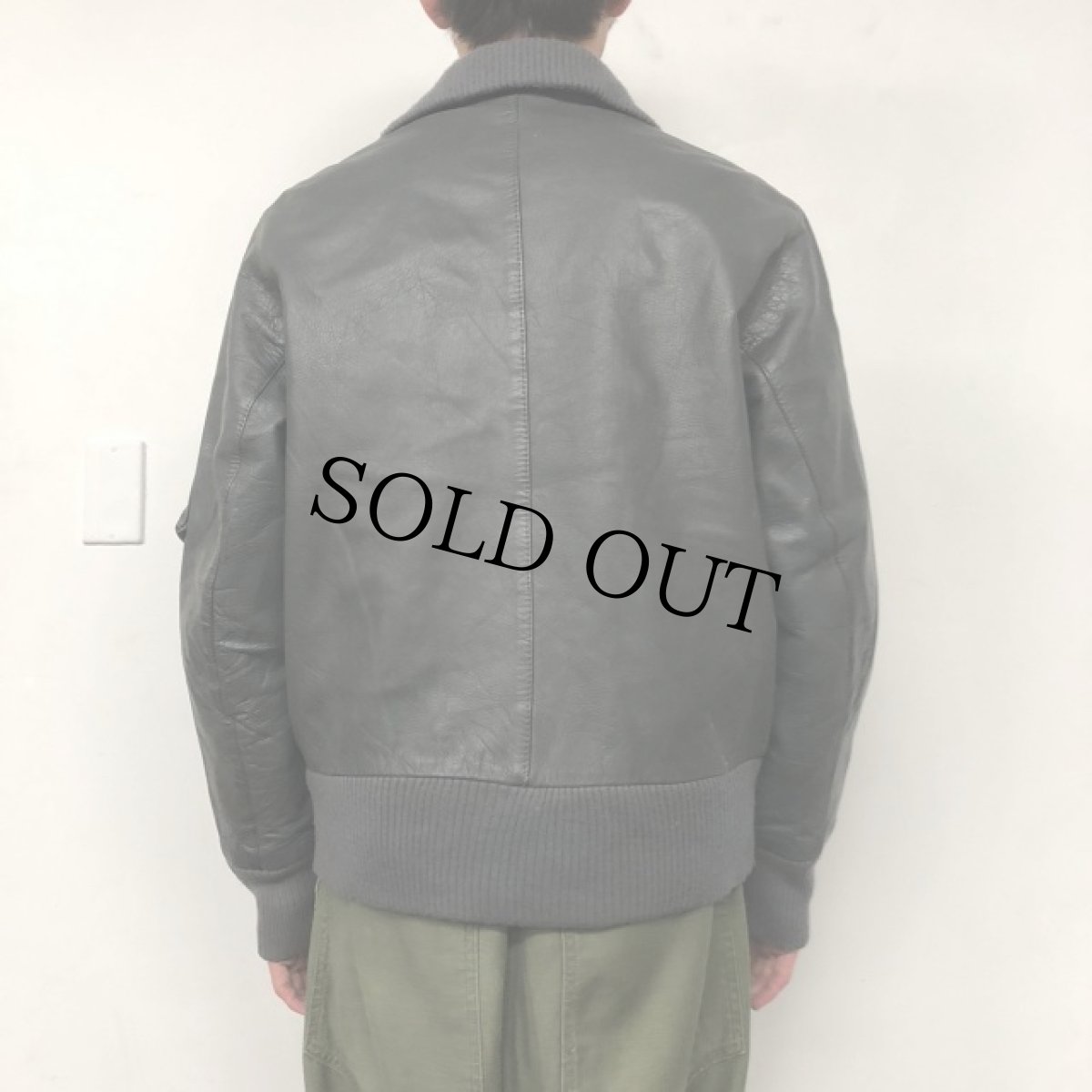 画像5: ドイツ軍 "民間用model" Flight Leather Jacket (5)