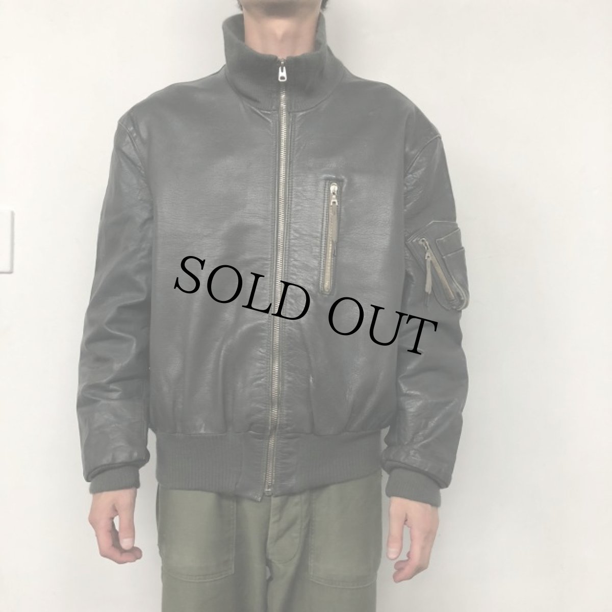 画像3: ドイツ軍 Flight Leather Jacket (3)