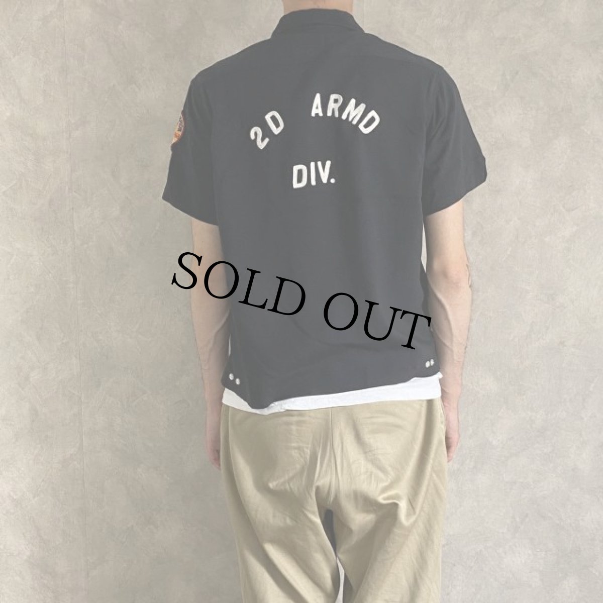 画像6: 60's Crown Prince Black Rayon Bowling Shirt M (6)