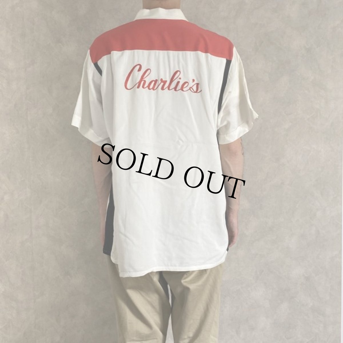 画像6: 60's Crown Prince Rayon Bowling Shirt L (6)