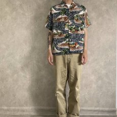 画像2: 60's Sports Wear JAPAN製 Rayon Hawaiian Shirt (2)