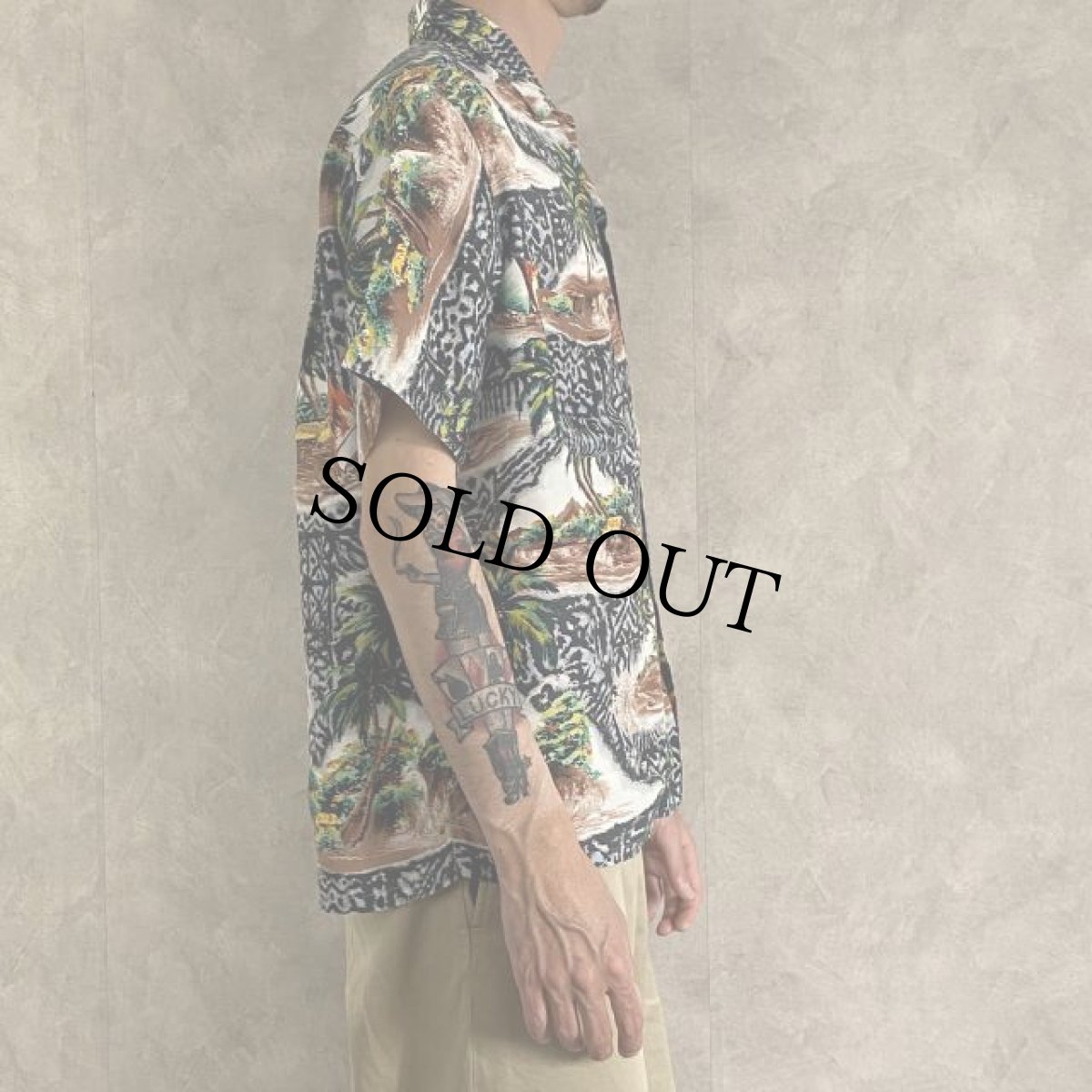 画像4: 60's Sports Wear JAPAN製 Rayon Hawaiian Shirt (4)