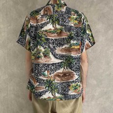 画像5: 60's Sports Wear JAPAN製 Rayon Hawaiian Shirt (5)