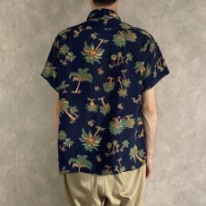 画像5: 50's ROYAL PALM "Palm Tree" Rayon Hawaiian Shirt M (5)