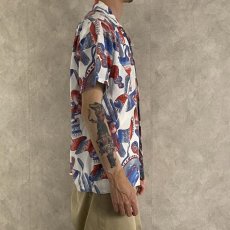 画像4: 60's Unknown Seersucker Hawaiian Shirt (4)