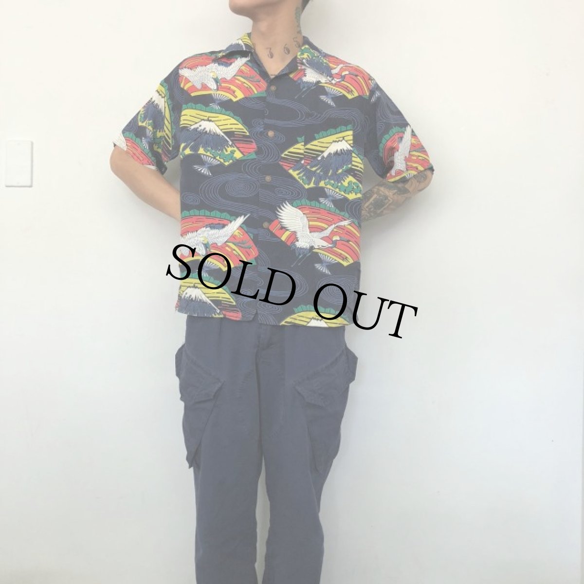 画像5: 50's Tropicana HAWAII製 Rayon Hawaiian Shirt M (5)