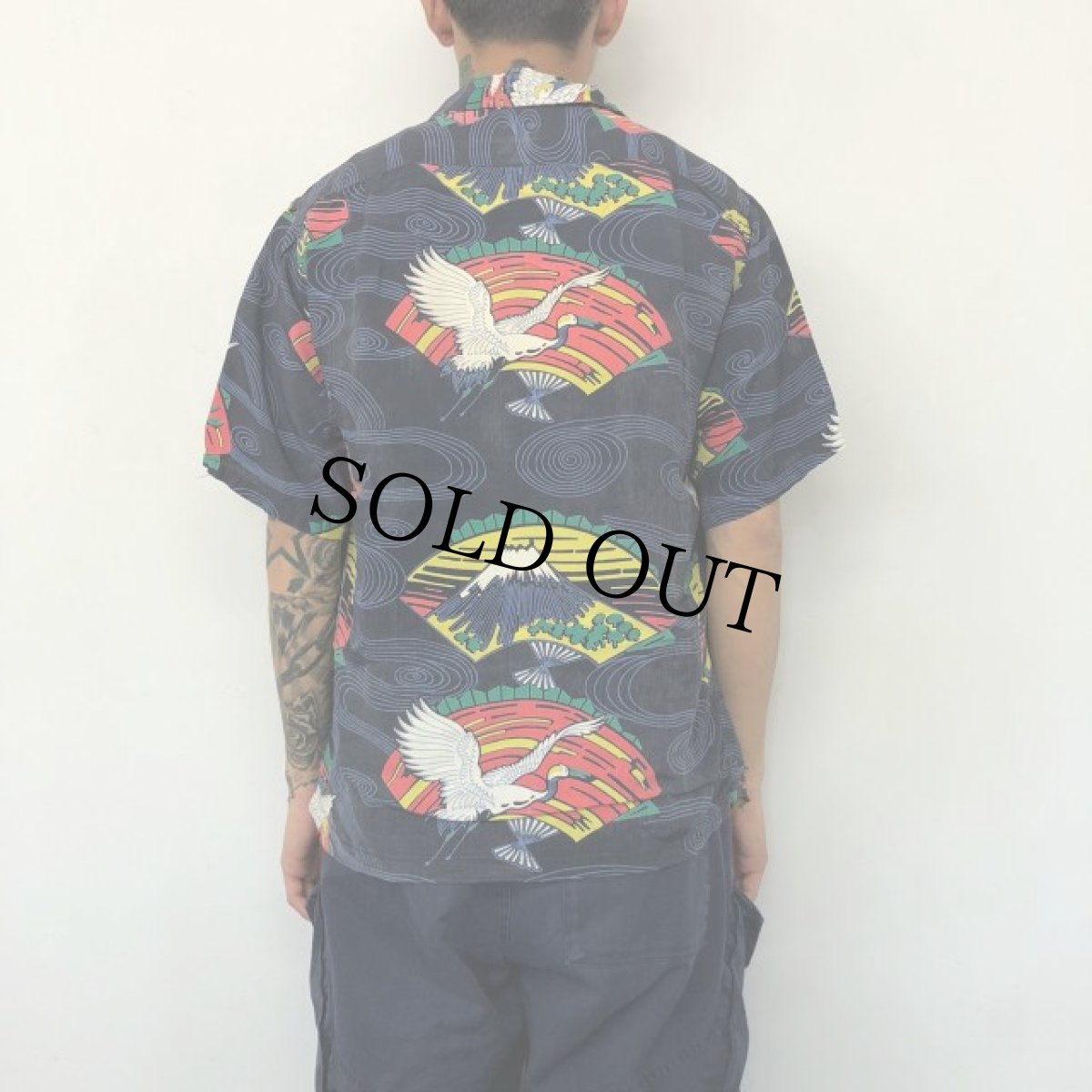 画像4: 50's Tropicana HAWAII製 Rayon Hawaiian Shirt M (4)