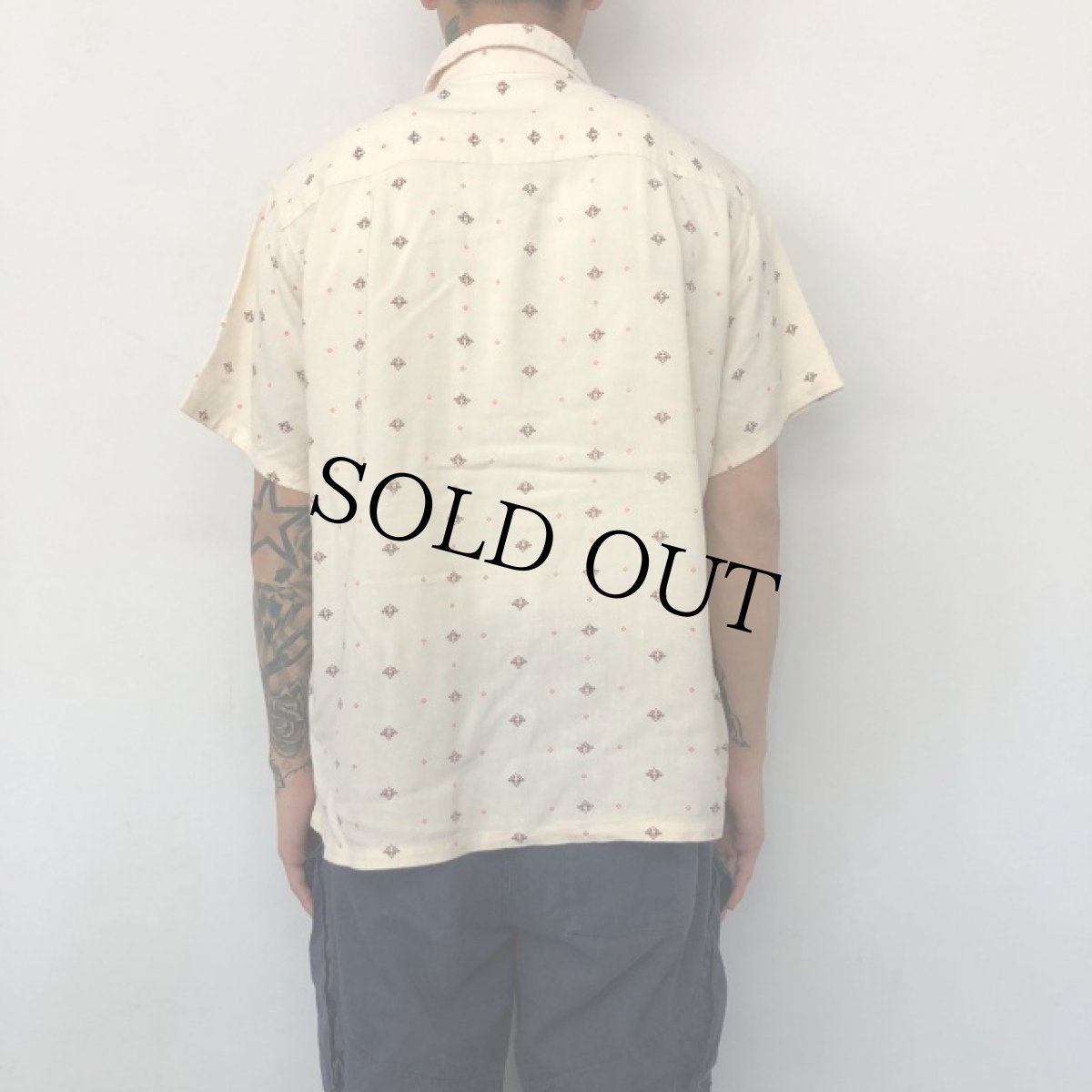 画像4: 60's Smiths California Cotton/Rayon Shirt L (4)