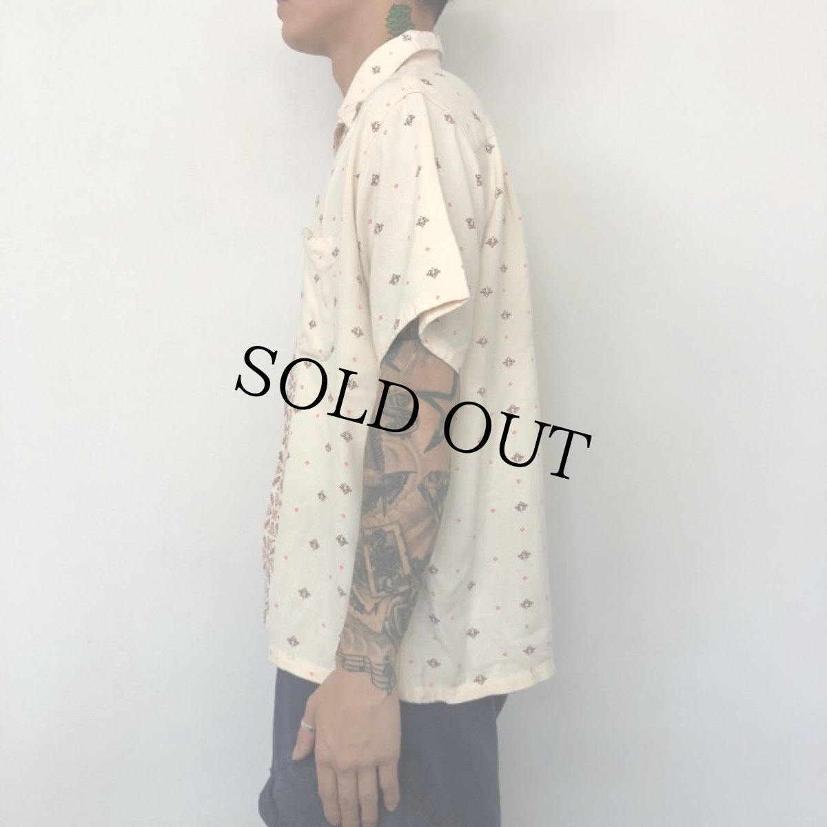 画像3: 60's Smiths California Cotton/Rayon Shirt L (3)