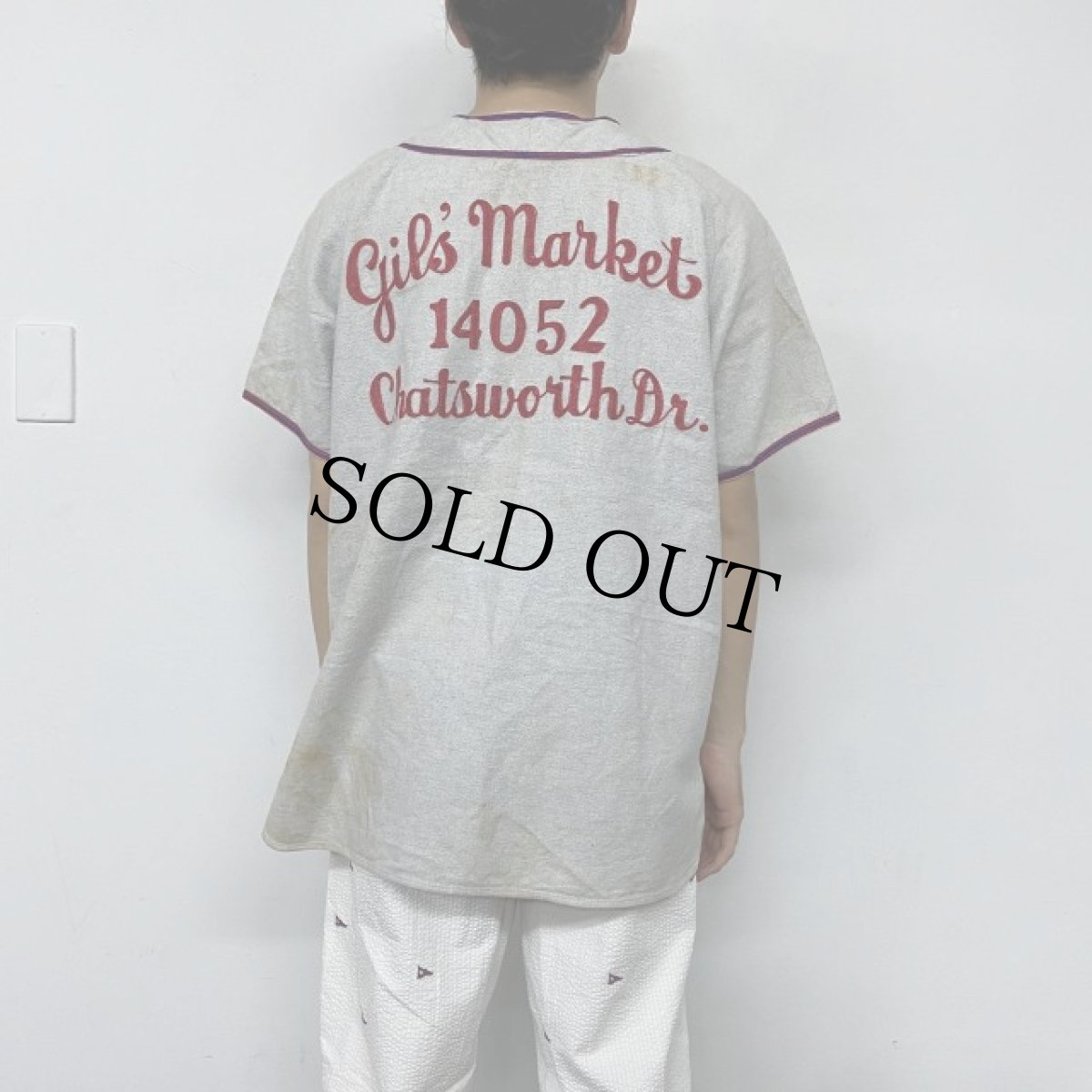 画像6: 40's〜50's McGREGOR USA製 "RAMOS CAFE" Wool Baseball shirt 40 (6)