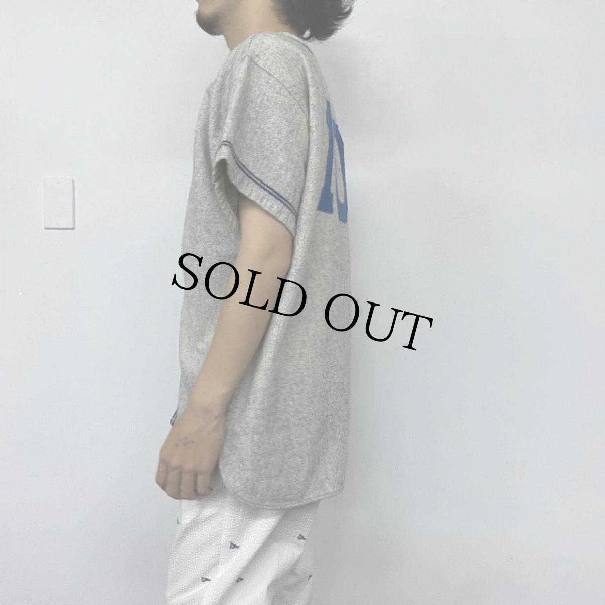 画像4: 40's〜50's "LEGION" Frannel Baseball shirt (4)