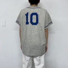 画像5: 40's〜50's "LEGION" Frannel Baseball shirt (5)