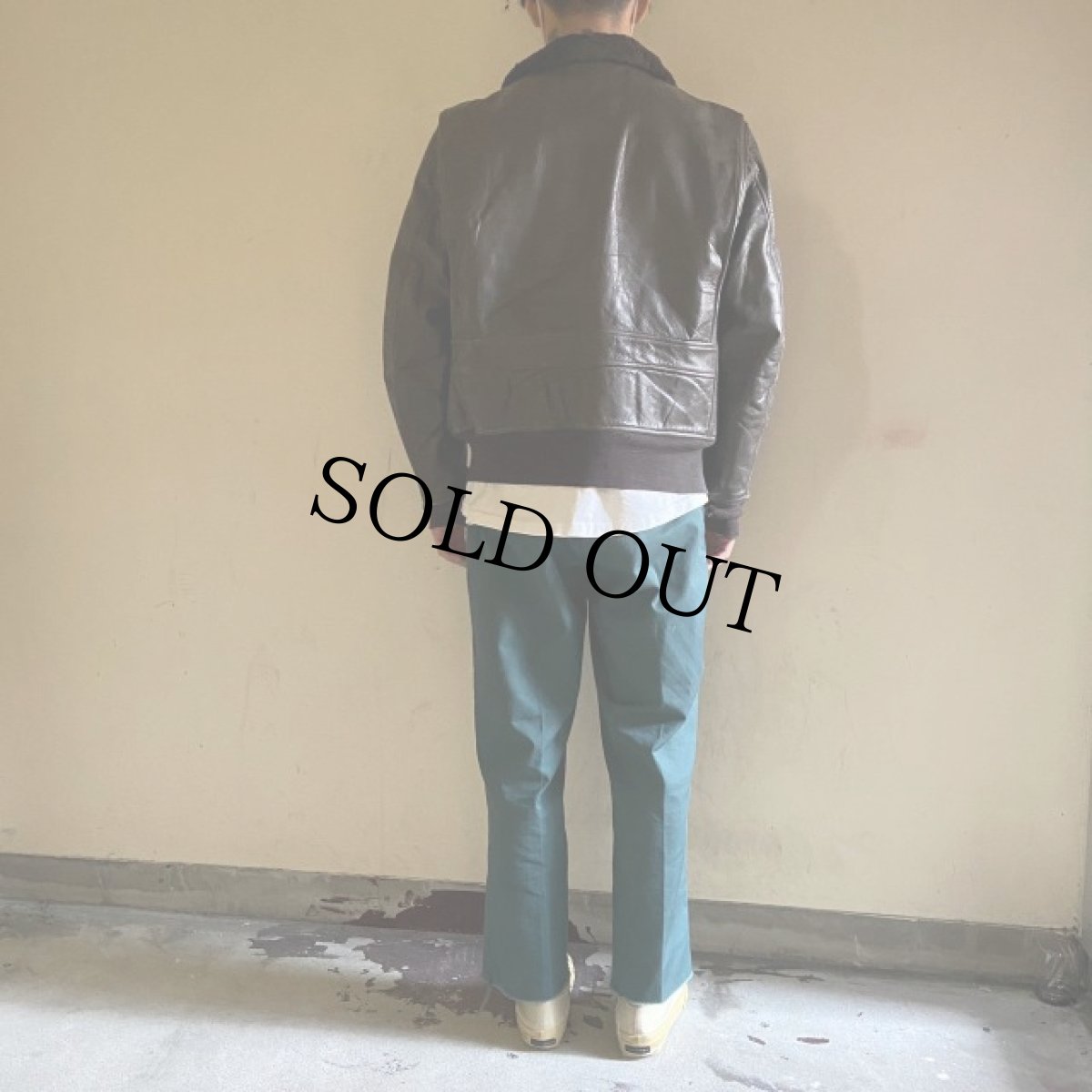 画像4: 60〜70's U.S.NAVY G-1 フライトジャケット (4)